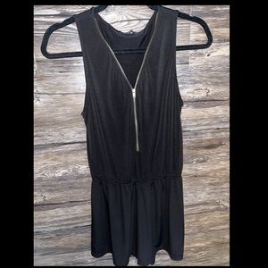 Romper with zipper